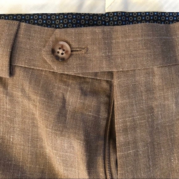 Lauren Ralph Lauren Men's Edgewood Ultraflex Wool Suit Pants Tan 32W x 30L - Picture 5 of 6